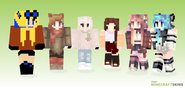 New oc Minecraft Skins - Best Free Minecraft skins for Girls and Boys