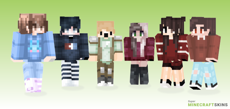 New shading Minecraft Skins - Best Free Minecraft skins for Girls and Boys