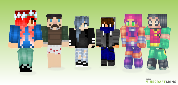New style Minecraft Skins - Best Free Minecraft skins for Girls and Boys