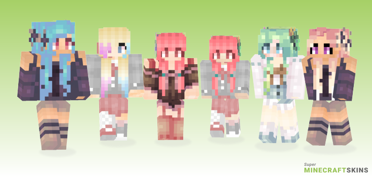 Niconico Minecraft Skins - Best Free Minecraft skins for Girls and Boys