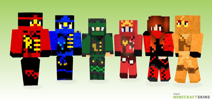 Ninjago Minecraft Skins - Best Free Minecraft skins for Girls and Boys