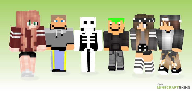 Normal Minecraft Skins - Best Free Minecraft skins for Girls and Boys