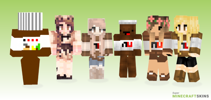Nutella Minecraft Skins - Best Free Minecraft skins for Girls and Boys