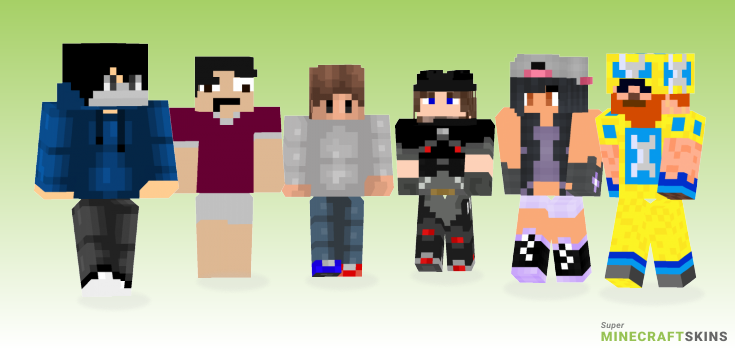 Offical Minecraft Skins - Best Free Minecraft skins for Girls and Boys