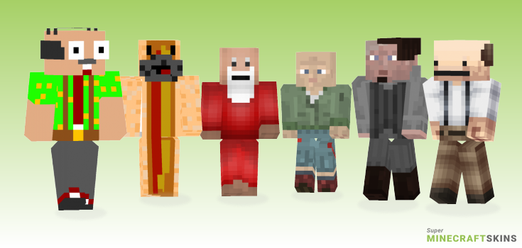 Oldman Minecraft Skins - Best Free Minecraft skins for Girls and Boys