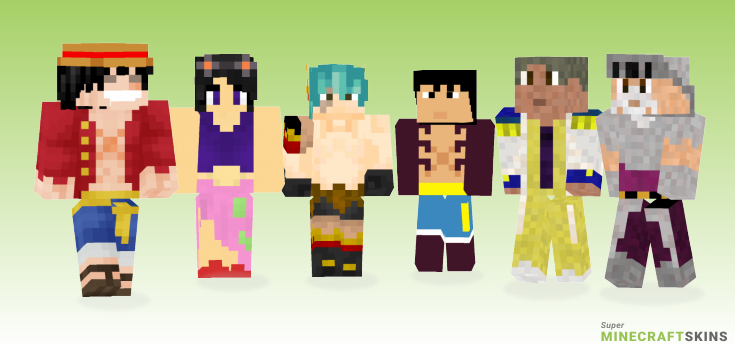 One piece Minecraft Skins - Best Free Minecraft skins for Girls and Boys