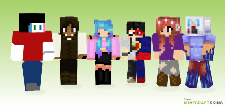 Online persona Minecraft Skins - Best Free Minecraft skins for Girls and Boys