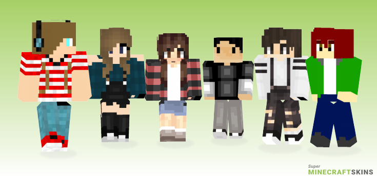 Ordinary Minecraft Skins - Best Free Minecraft skins for Girls and Boys
