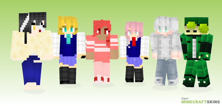 Original character Minecraft Skins - Best Free Minecraft skins for Girls and Boys