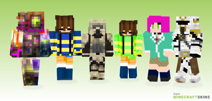 Outer Minecraft Skins - Best Free Minecraft skins for Girls and Boys