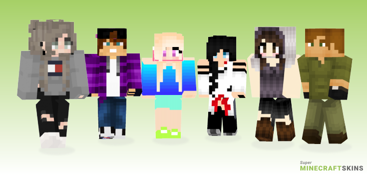 Outfit Minecraft Skins - Best Free Minecraft skins for Girls and Boys