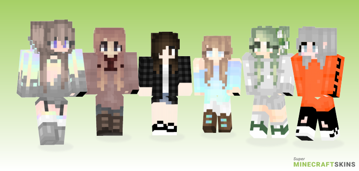 Oversized Minecraft Skins - Best Free Minecraft skins for Girls and Boys