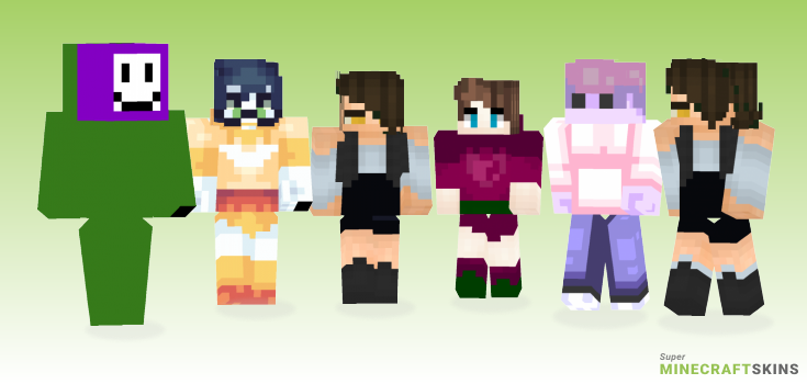 Page Minecraft Skins - Best Free Minecraft skins for Girls and Boys