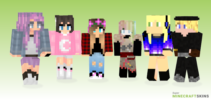 Paige Minecraft Skins - Best Free Minecraft skins for Girls and Boys