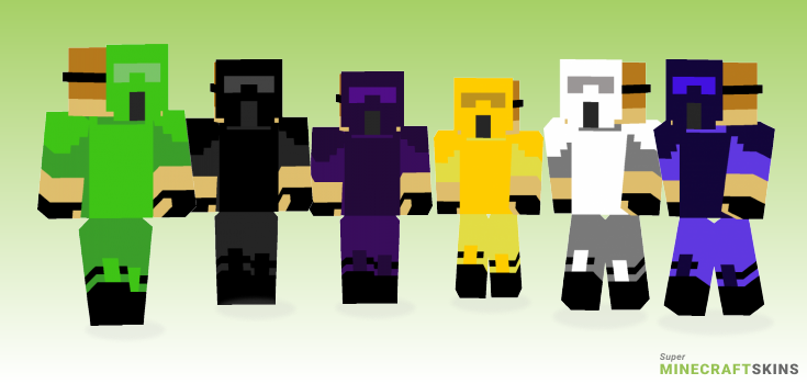 Paint ball Minecraft Skins - Best Free Minecraft skins for Girls and Boys