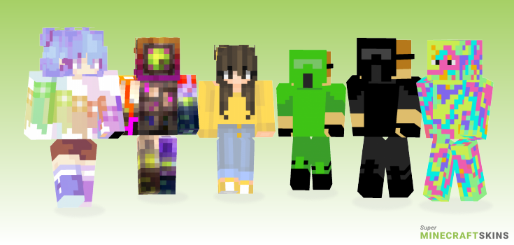 Paint Minecraft Skins - Best Free Minecraft skins for Girls and Boys