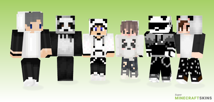 Panda boy Minecraft Skins - Best Free Minecraft skins for Girls and Boys
