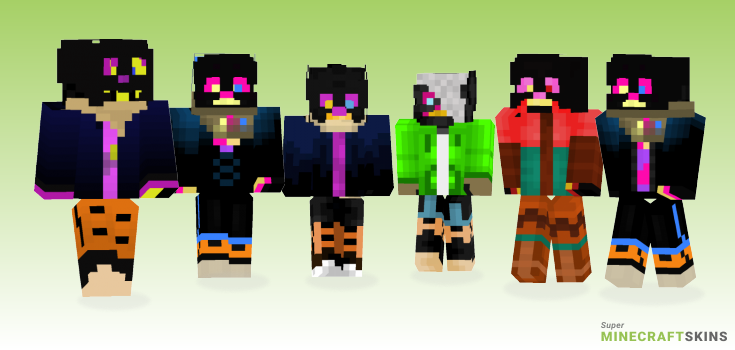Paperjam Minecraft Skins - Best Free Minecraft skins for Girls and Boys