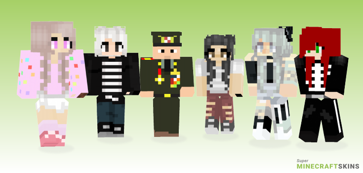 Parade Minecraft Skins - Best Free Minecraft skins for Girls and Boys