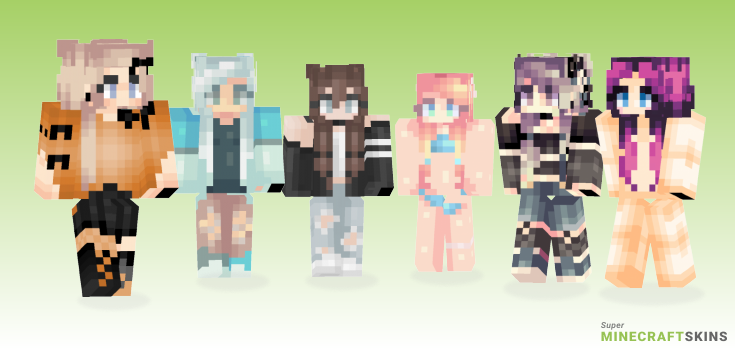 Paradise Minecraft Skins - Best Free Minecraft skins for Girls and Boys