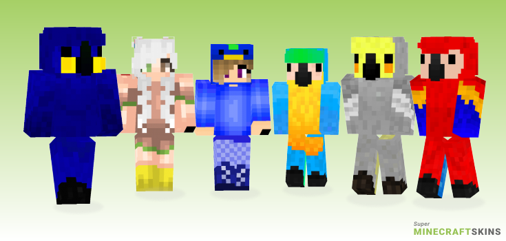 Parrot Minecraft Skins - Best Free Minecraft skins for Girls and Boys