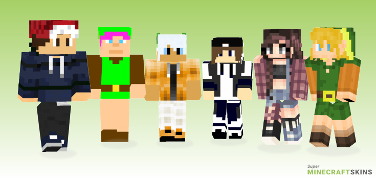 Past Minecraft Skins - Best Free Minecraft skins for Girls and Boys