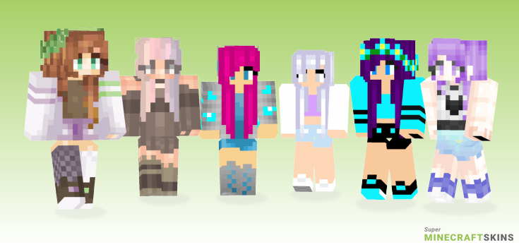 Pastelle Minecraft Skins - Best Free Minecraft skins for Girls and Boys