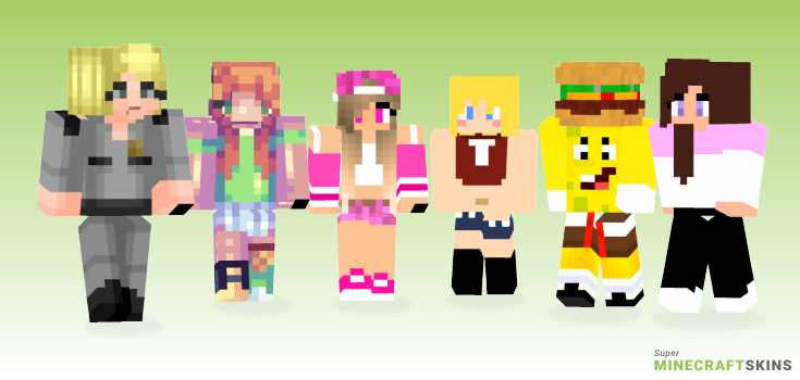 Patty Minecraft Skins - Best Free Minecraft skins for Girls and Boys