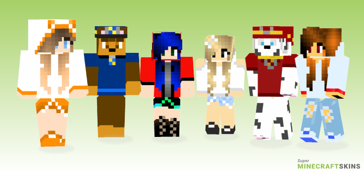 Paw Minecraft Skins - Best Free Minecraft skins for Girls and Boys