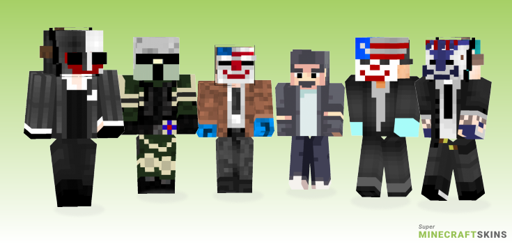 Payday Minecraft Skins - Best Free Minecraft skins for Girls and Boys