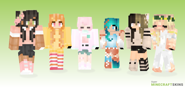 Peaches Minecraft Skins - Best Free Minecraft skins for Girls and Boys