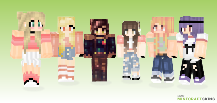 Peachy Minecraft Skins - Best Free Minecraft skins for Girls and Boys