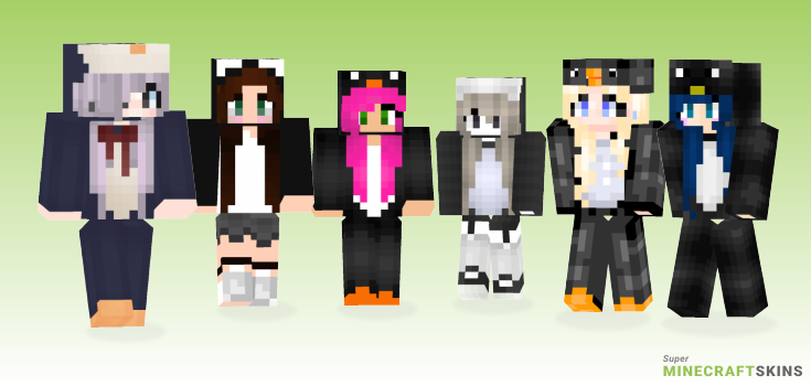 Penguin girl Minecraft Skins - Best Free Minecraft skins for Girls and Boys