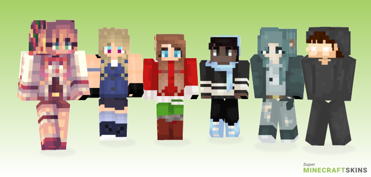 People Minecraft Skins - Best Free Minecraft skins for Girls and Boys