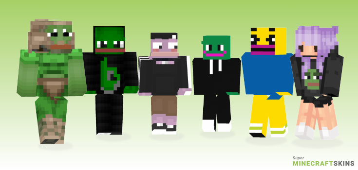Pepe Minecraft Skins - Best Free Minecraft skins for Girls and Boys