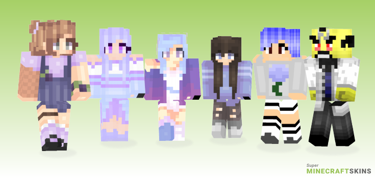 Periwinkle Minecraft Skins - Best Free Minecraft skins for Girls and Boys