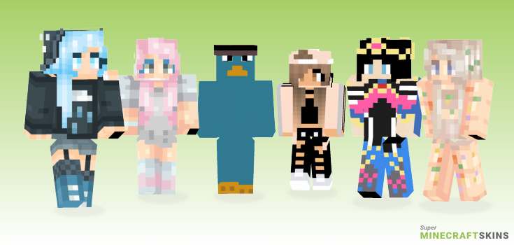 Perry Minecraft Skins - Best Free Minecraft skins for Girls and Boys