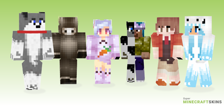 Pet Minecraft Skins - Best Free Minecraft skins for Girls and Boys