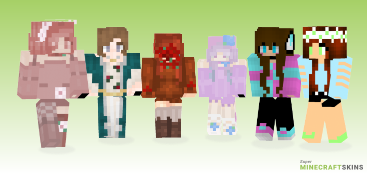 Petal Minecraft Skins - Best Free Minecraft skins for Girls and Boys