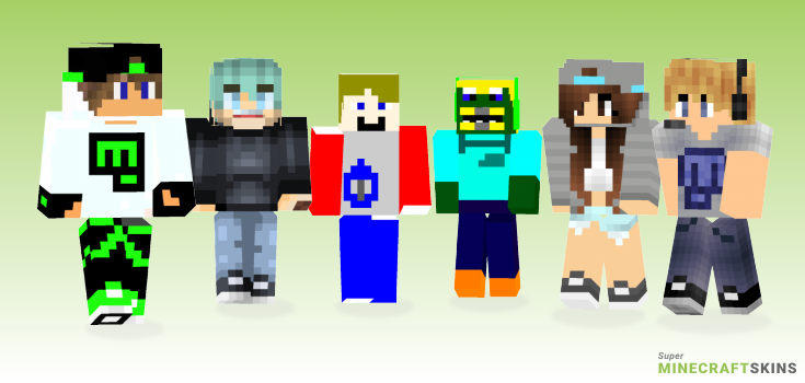 Pewdiepie Minecraft Skins - Best Free Minecraft skins for Girls and Boys
