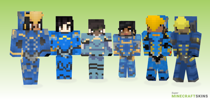 Pharah Minecraft Skins - Best Free Minecraft skins for Girls and Boys