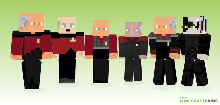 Picard Minecraft Skins - Best Free Minecraft skins for Girls and Boys
