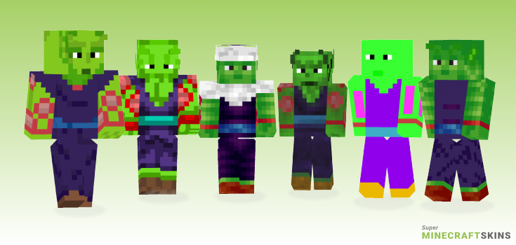 Piccolo Minecraft Skins - Best Free Minecraft skins for Girls and Boys