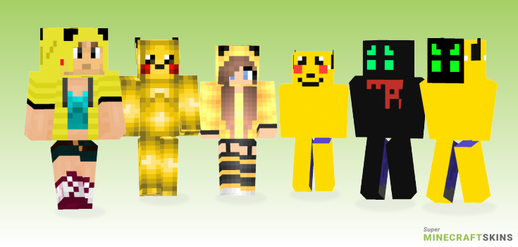 Pickachu Minecraft Skins - Best Free Minecraft skins for Girls and Boys