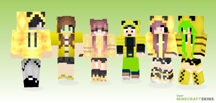 Pikachu hoodie Minecraft Skins - Best Free Minecraft skins for Girls and Boys