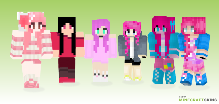 Pinkie Minecraft Skins - Best Free Minecraft skins for Girls and Boys