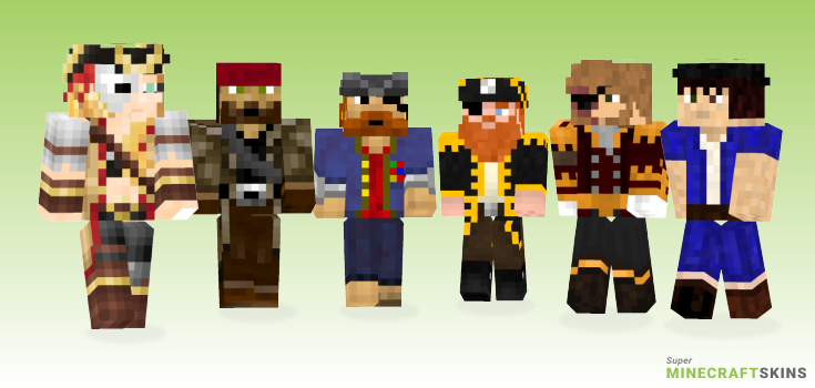 Pirate captain Minecraft Skins - Best Free Minecraft skins for Girls and Boys