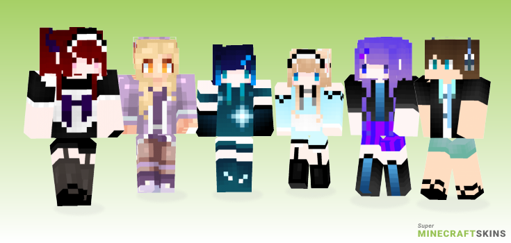Pixel arms Minecraft Skins - Best Free Minecraft skins for Girls and Boys
