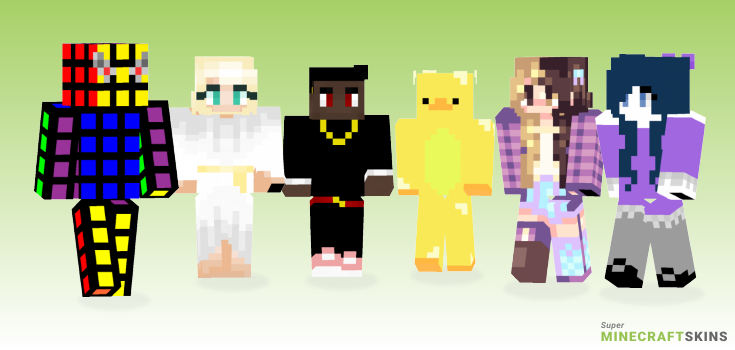 Plain Minecraft Skins - Best Free Minecraft skins for Girls and Boys