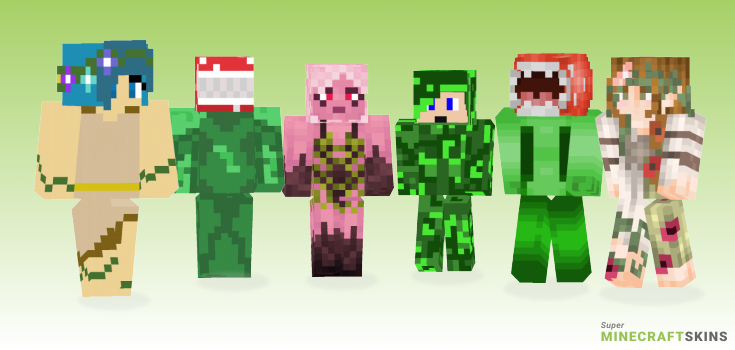 Plant Minecraft Skins - Best Free Minecraft skins for Girls and Boys